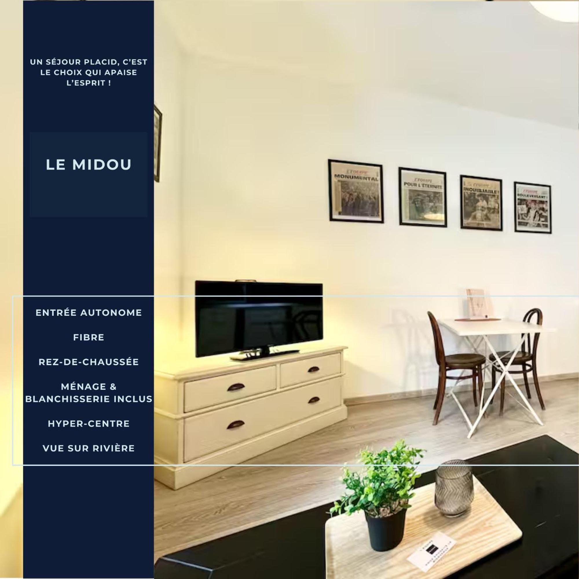 Le Midou - Central - Calme - Vue Sur Riviere - Fibre Mont-de-Marsan Εξωτερικό φωτογραφία
